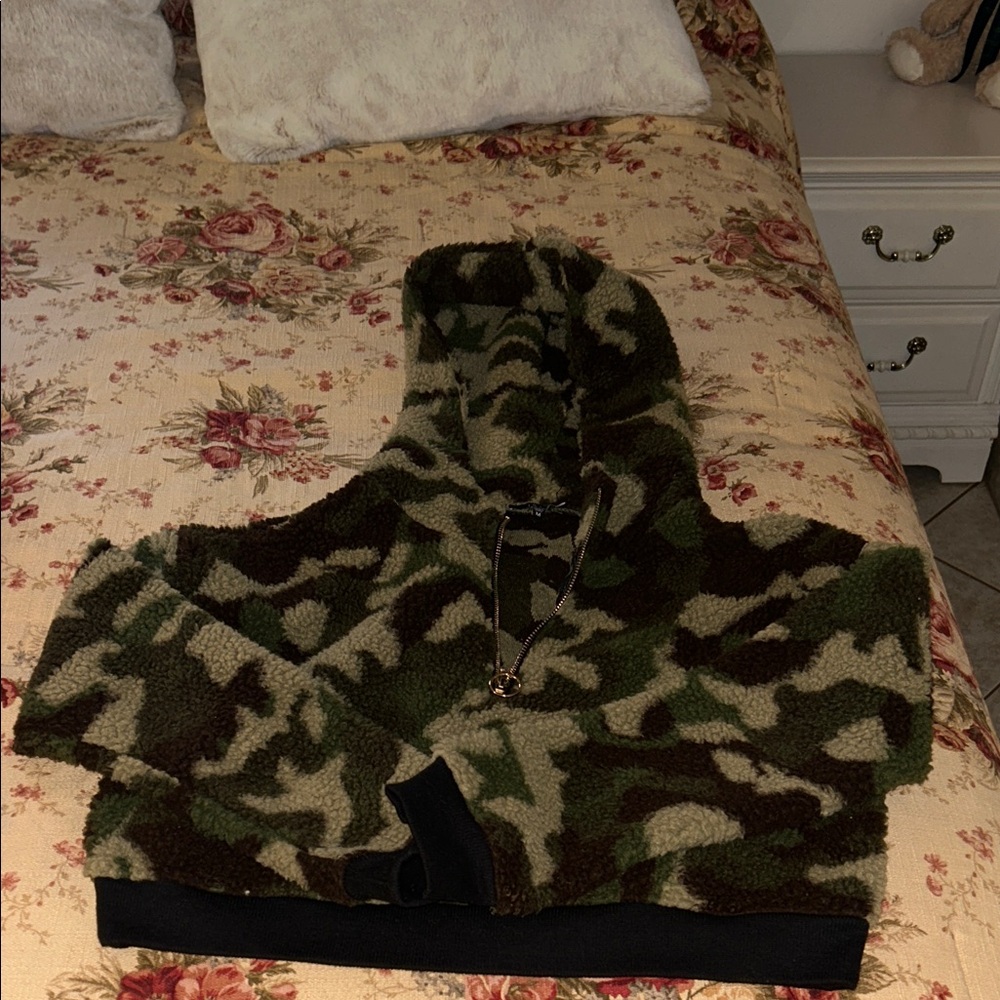 Camouflage Teddy Jacket